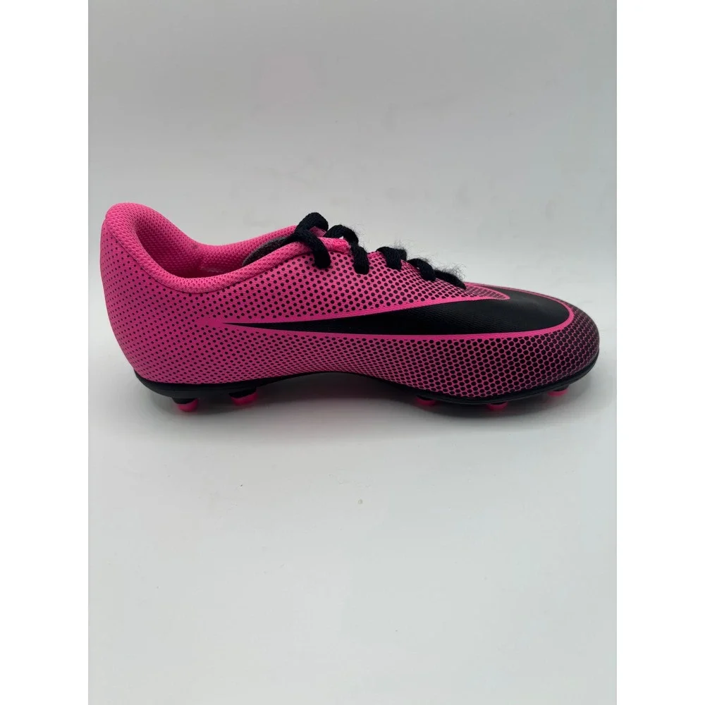 Nike Bravata II FG Soccer Cleats Pink Black 844442-601 Youth Kids Sz 13C
